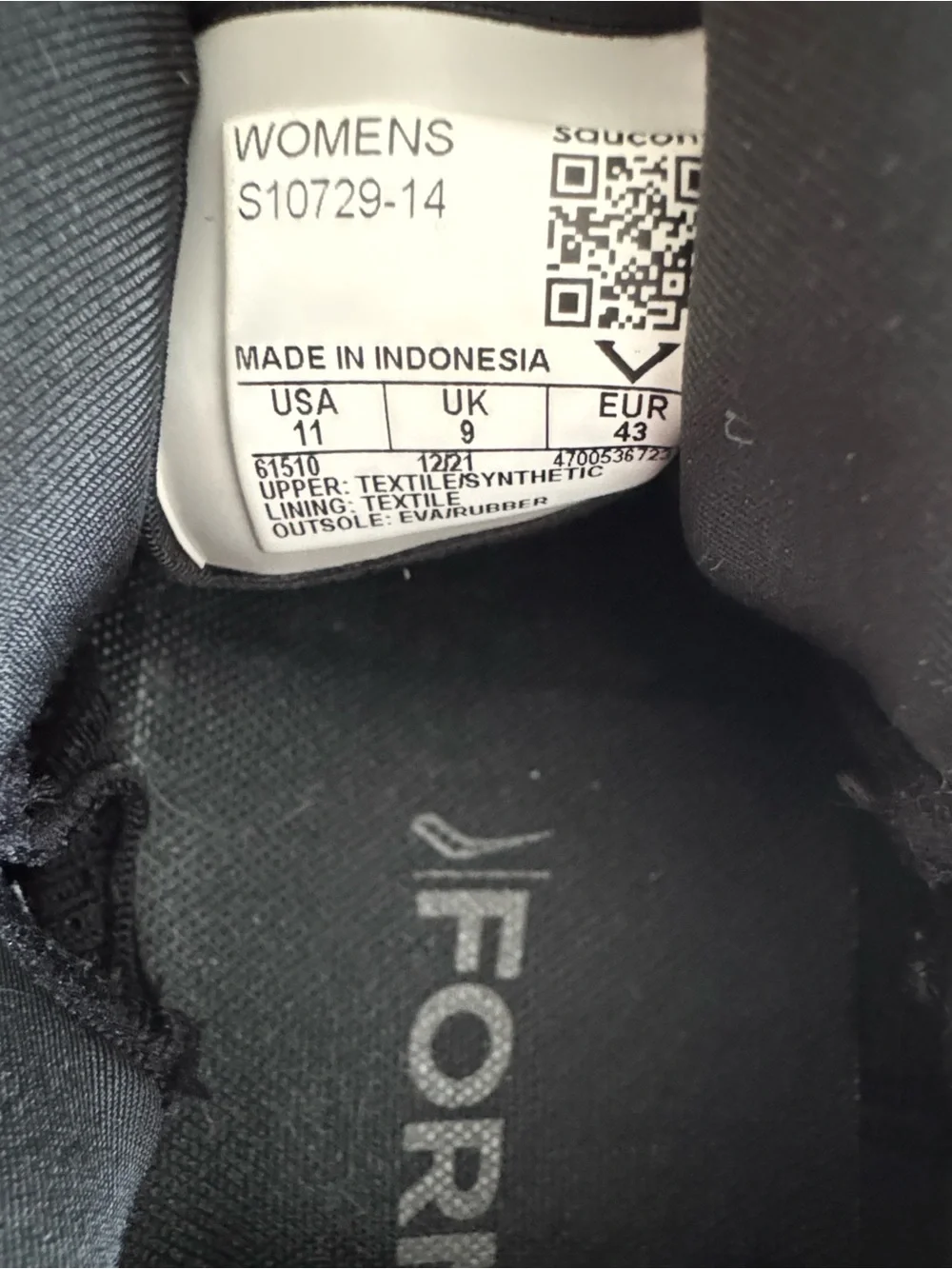 Women’s Saucony Ride 15 Running Shoes. Gently worn.